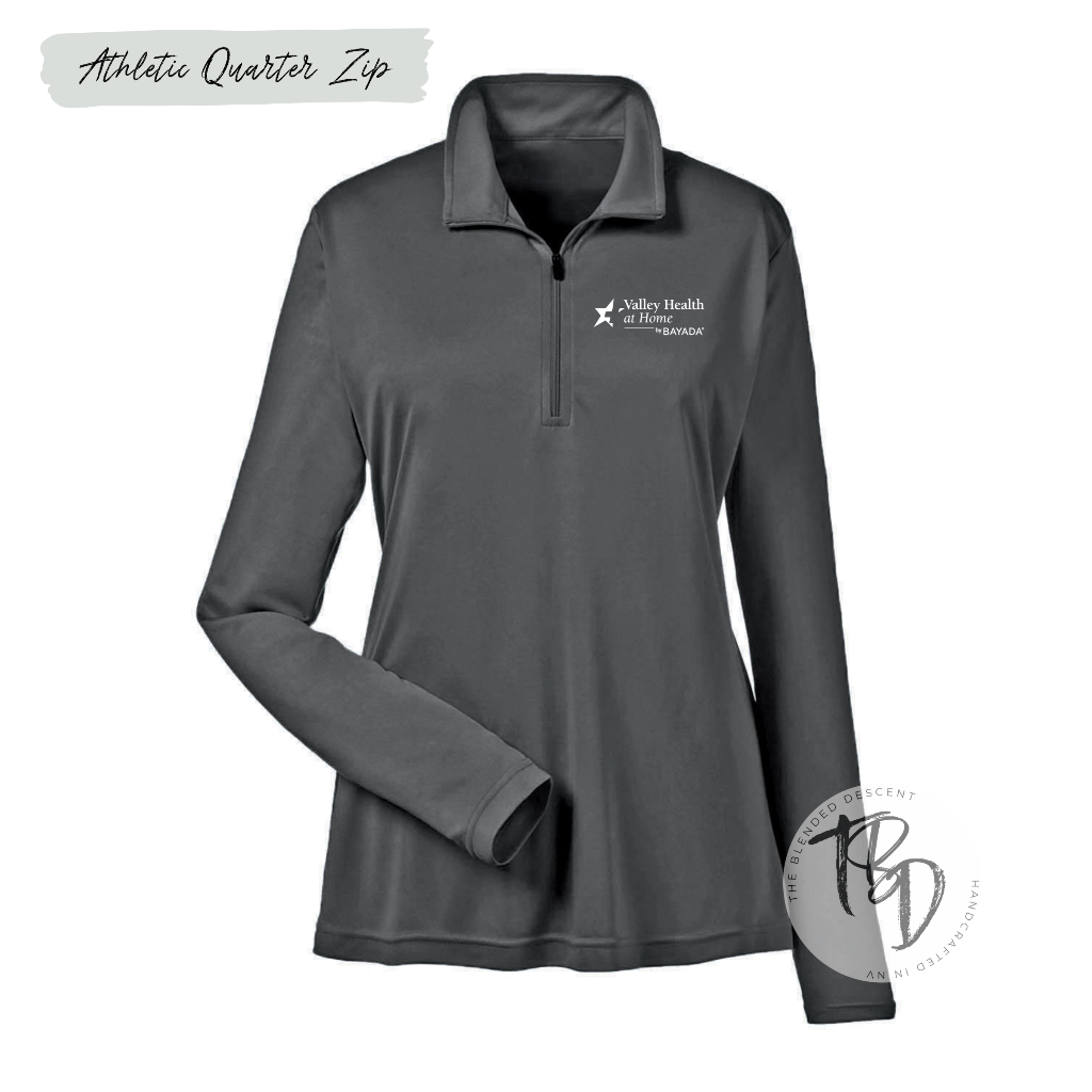 Athletic Quarter Zip - Grey (Women)