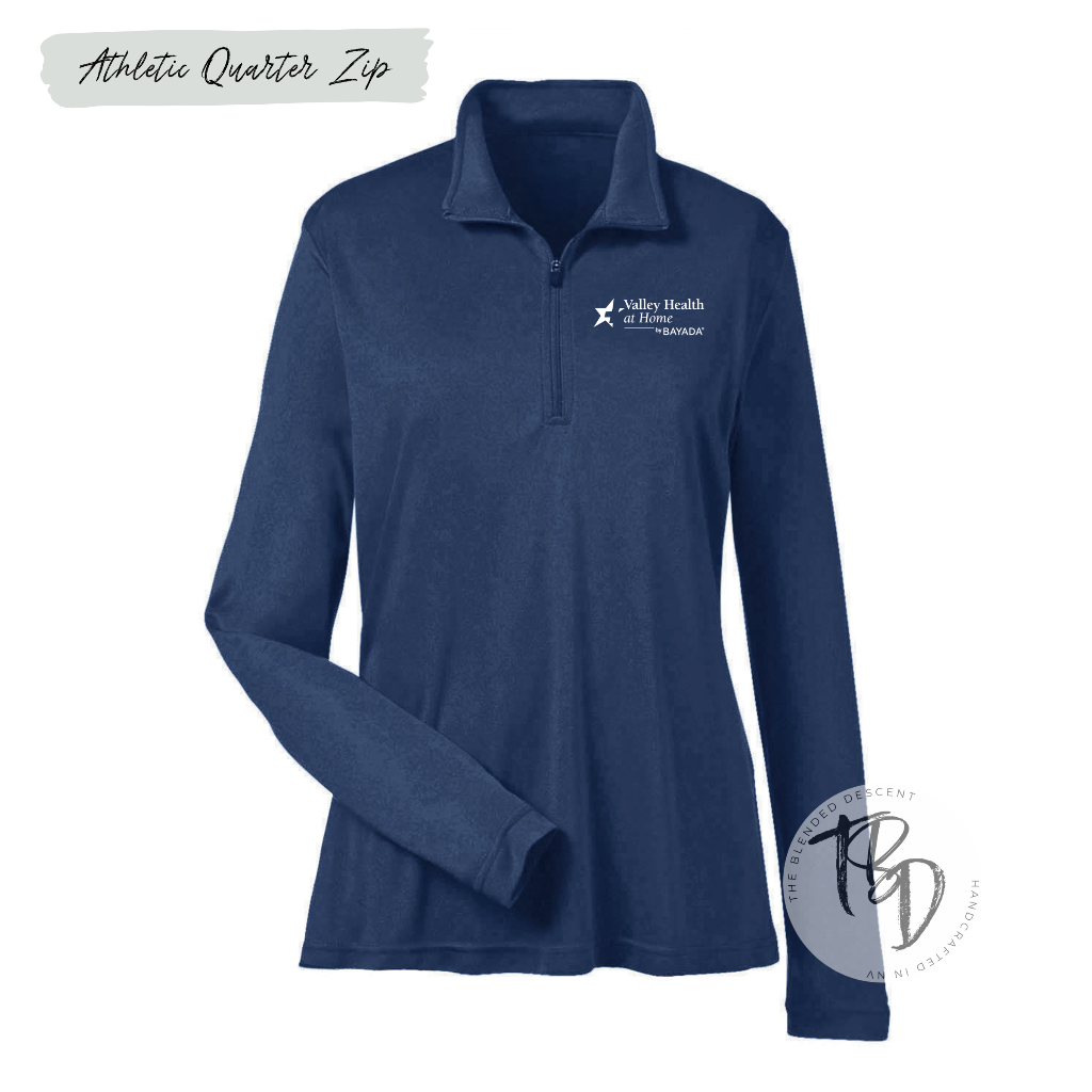 Athletic Quarter Zip - Navy (Women)
