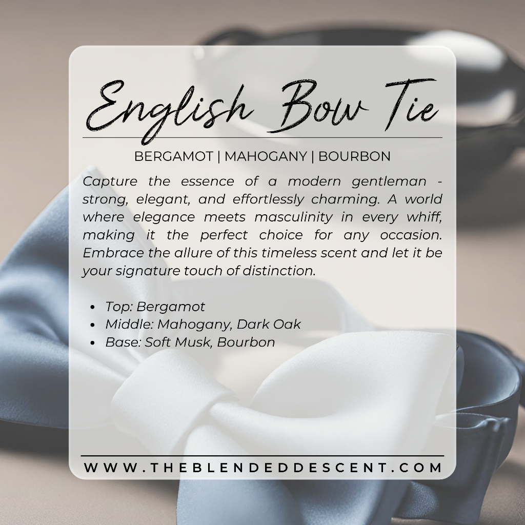English Bow Tie - Coconut Soy Wax Melt