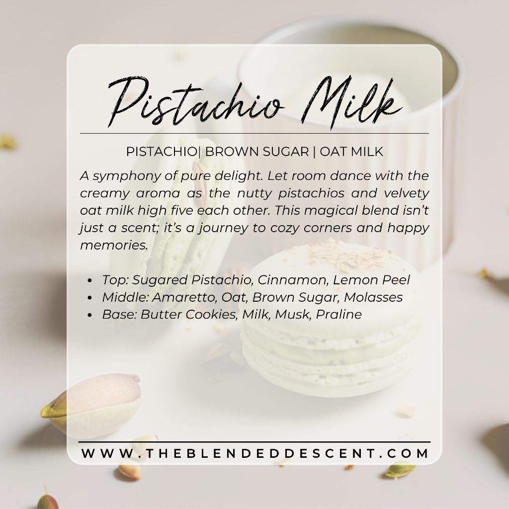 Pistachio Milk - Coconut Soy Wax Melt