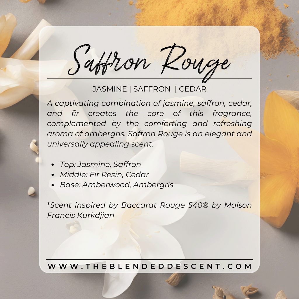 Saffron Rouge - Reed Diffuser