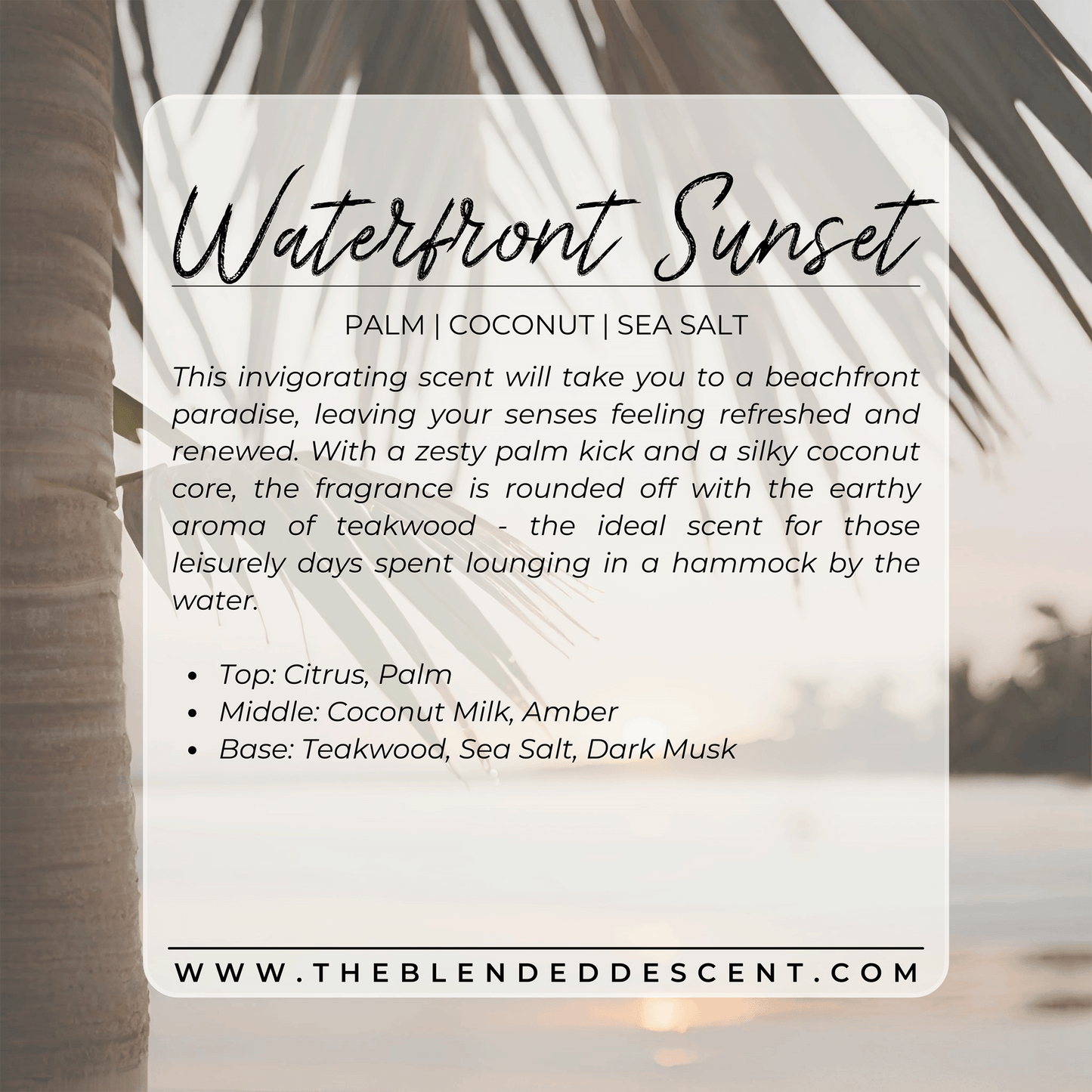 Waterfront Sunset - Wax Melt