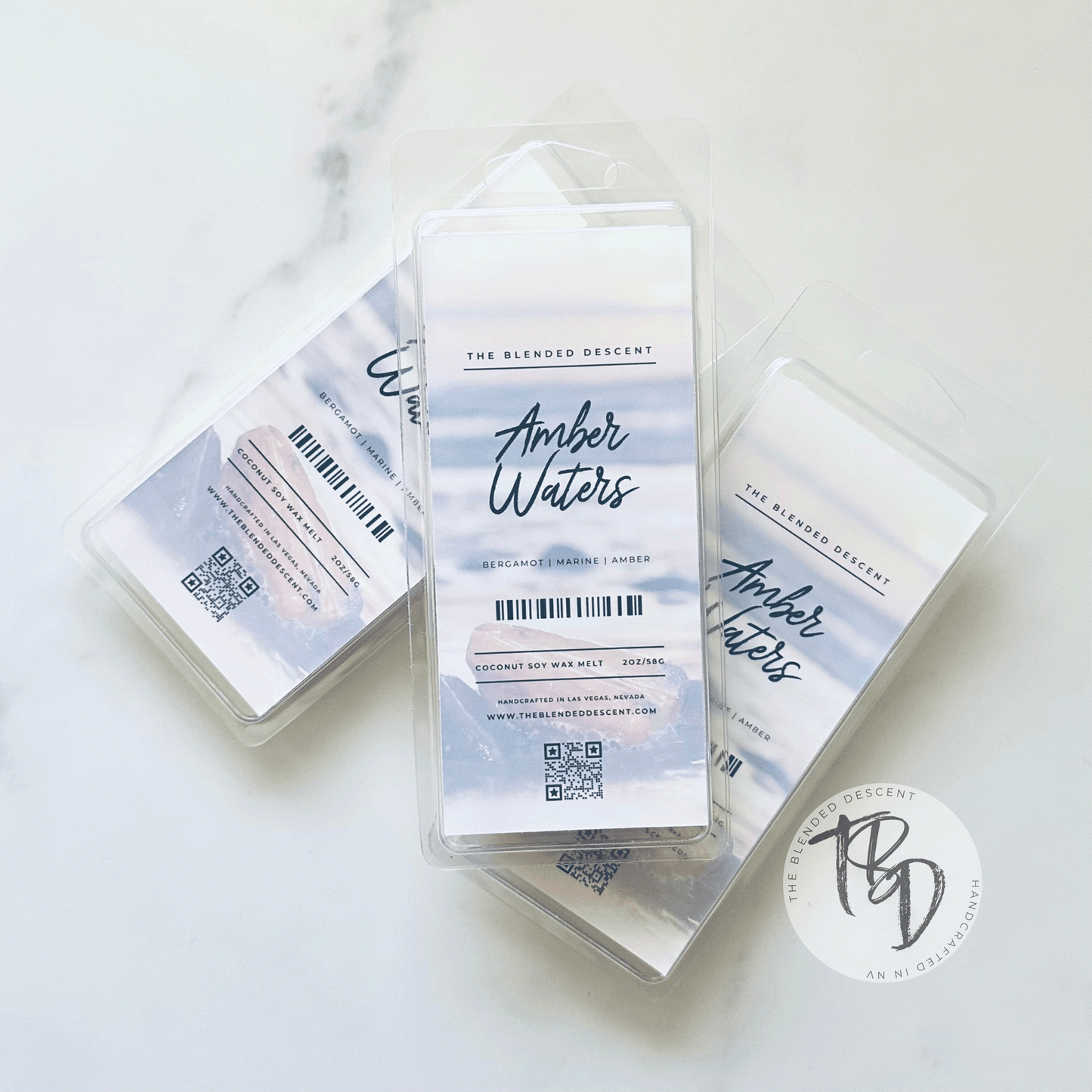 Amber Waters - Coconut Soy Wax Melt