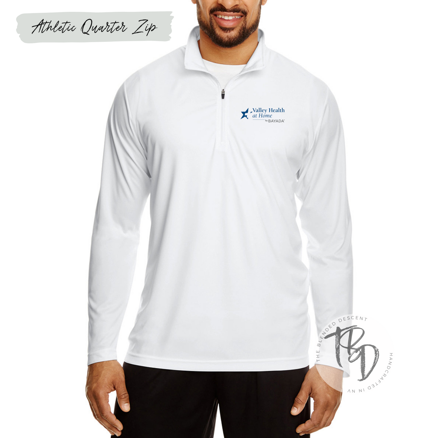 Athletic Quarter Zip - Valley Health At Home