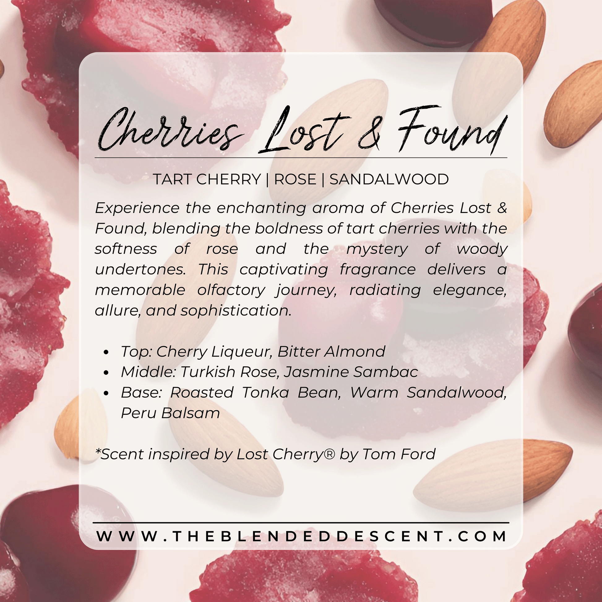 Cherries Lost & Found - Coconut Soy Wax Melt