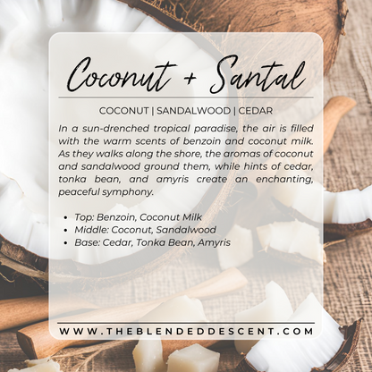 Coconut + Santal - Wax Melt