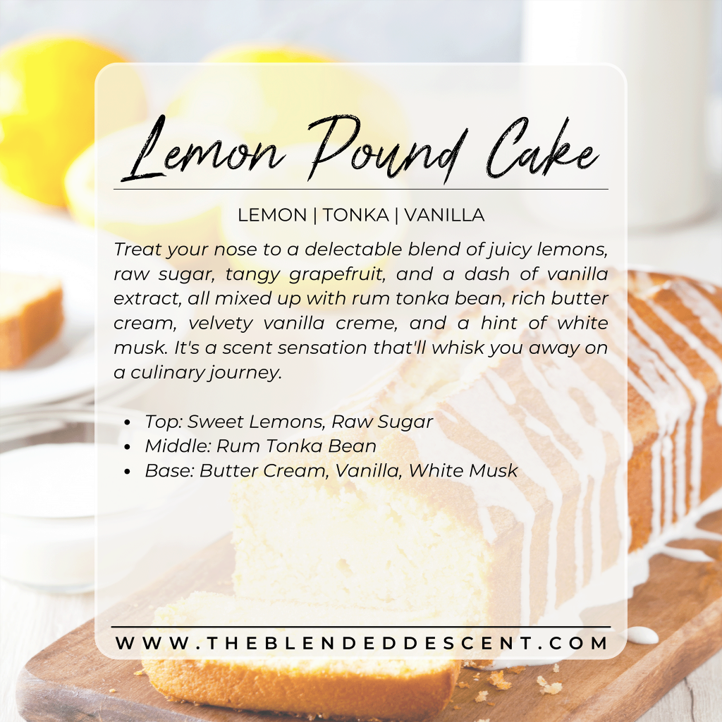 Lemon Pound Cake - Coconut Soy Wax Melt