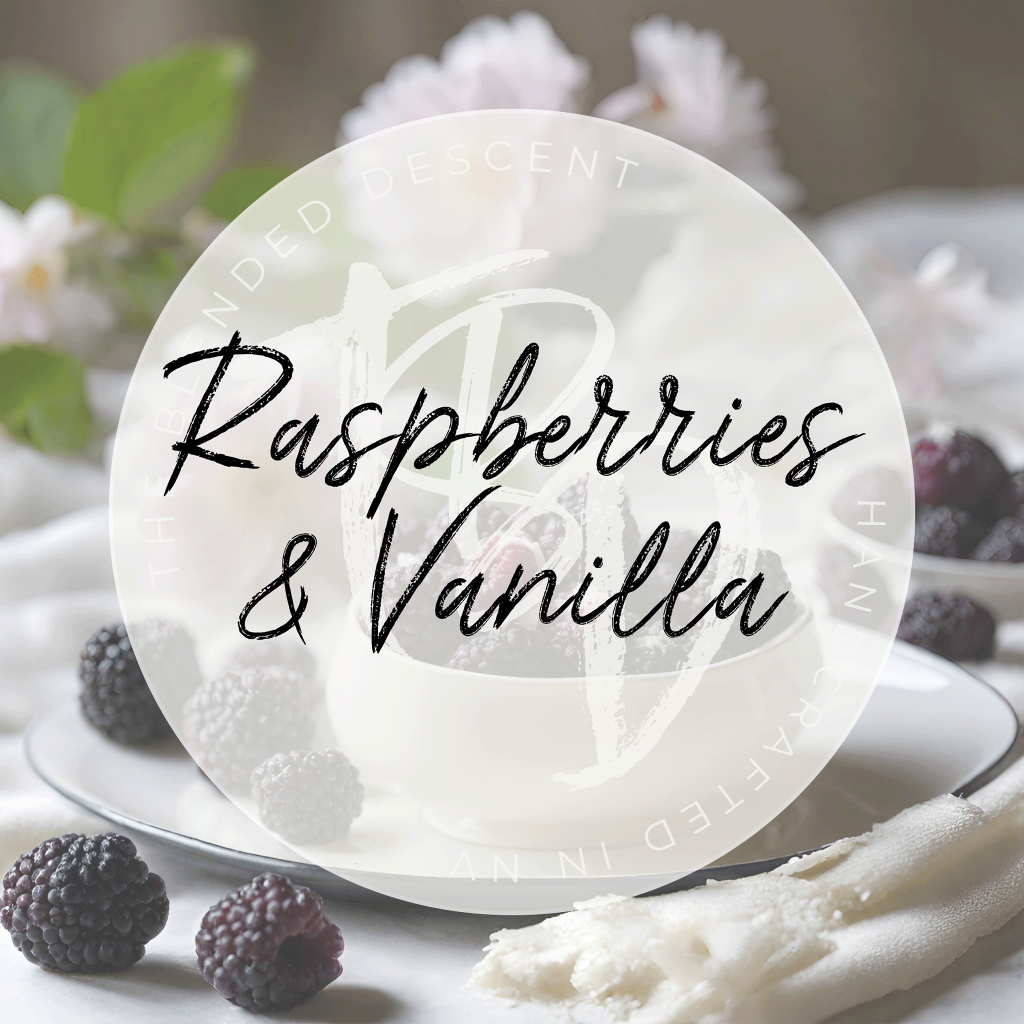 Raspberries & Vanilla - Coconut Soy Wax Melt